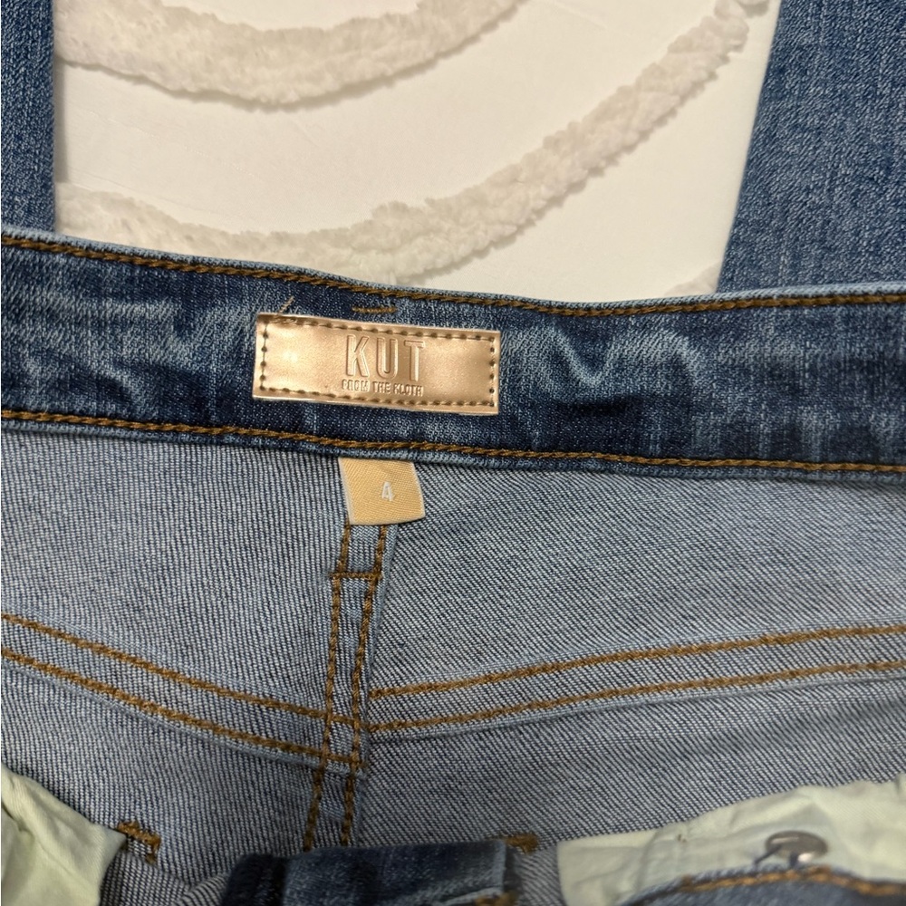 Kut from the Kloth Medium Wash Straight Leg Jeans - Picture 5 of 14